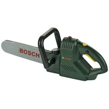 Theo Klein 8430 Bosch Kettensäge | Batteriebetriebene Spielzeugsäge mit realistischem Sägegeräusch und Blinklicht | Maße: 12,5 cm x 39 cm x 15 cm | Spielzeug für Kinder ab 3 Jahren