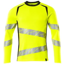 Warnschutz Langarmshirt "ACCELERATE SAFE" UV-Schutz - 3XL - gelb/schwarz