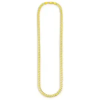 bruno banani Kette ohne Anhänger »Schmuck Geschenk Silber 925 Halsschmuck Halskette Panzerkette Gold«, gelbgoldfarben