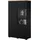 OTTO home Vitrine Modo 80 x 34,5 x 140 cm Schwarz/Weiß