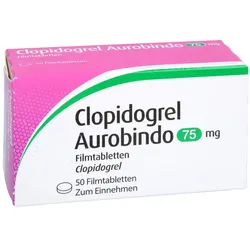 CLOPIDOGREL Aurobindo 75 mg Filmtabletten 50 St