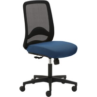 Mayer Sitzmöbel myTriton Stoff 30612 Bürostuhl mit Netzrücken, blau/schwarz