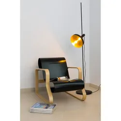 whizz, zweifarbige stehleuchte aus metall, faro barcelona