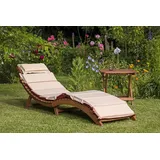 MX Gartenliege Ipanema 3tlg. Sonnenliege Relaxliege Poolliege Wellnesliege Liege