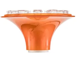 Artemide Teti 7 rund orange/gelb Kunststoff