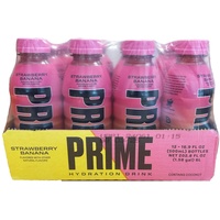Prime Hydration Drink Strawberry Banana 12 Pack a 500 ml mit Pfand