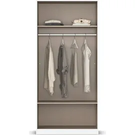 Rauch Drehtürenschrank Prandon B 91 x 197 x 54 cm Grau