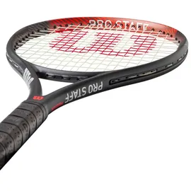 Wilson Pro Staff Precision NXT 26 Tennisschläger, Mit Spin-Effekt-Technologie zur Verbesserung der Ballbewegung, Aus Graphit für zusätzliche Kraft, Farbe: Schwarz/Rot, - besaitet -