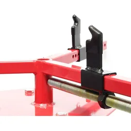 Wiltec Universelles Reifenmontiergerät 4" bis 21" (101,6-533,4 mm), für Achsen Ø 12-25 mm, Reifenmontagegerät Stahl zur manuellen Montage und Demontage