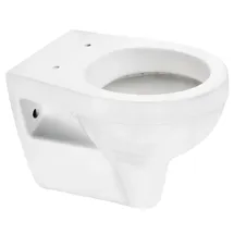 CORNAT Wand-WC erhöht mit WC-Sitz Weiß
