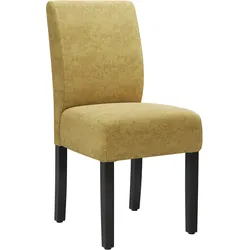 2er-Set LEO BIG | Bistrostuhl | Honig Braun | Stoff/Textil