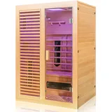 Infrarotkabine Infrarotsauna Wärmekabine Sauna Saunakabine 2 Personen Keramik