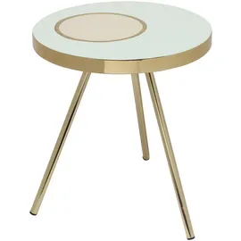 Kayoom Mid.you Beistelltisch, Gold, Metall, rund, 41x47x41 cm, Bsci,