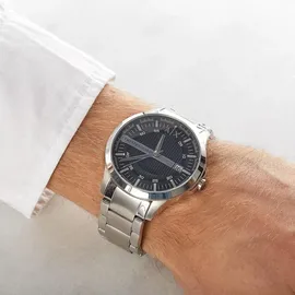 Armani Exchange Hampton Edelstahl 46 mm AX2103
