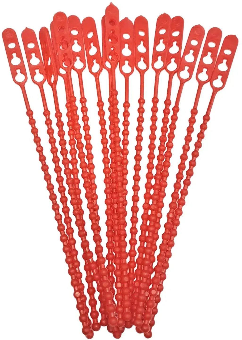 Schnellbinder Blitzbinder Länge 140mm wiederverschließbar rot, 100 Stk.