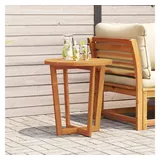vidaXL Garten-Beistelltisch Ø 70 x 75 cm Braun