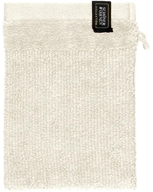 SCHÖNER WOHNEN-Kollektion Waschlappen Sense 16 x 21 cm Baumwolle Beige Creme