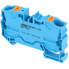 WAGO GmbH& Co. KG 2-Leiter-Durchgangsklemme 10qmm, blau 2210-1204