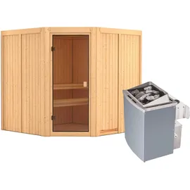 Karibu Kotka inkl. 9 kW Ofen + int. Steuerung