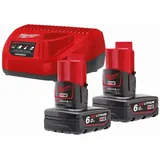 Milwaukee M12NRG-602 12V Starterset)