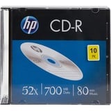 HP CD-R 80min/700MB, 52x, 10er Slimcase