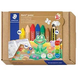 STAEDTLER Noris® junior 61 C1 Wachsmalstifte farbsortiert, 1 Set