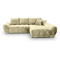 Ecksofa Violet Stoff Grün