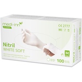 Medi-Inn Nitril white Soft Einmalhandschuhe puderfrei XL 10 x 100 Stück)