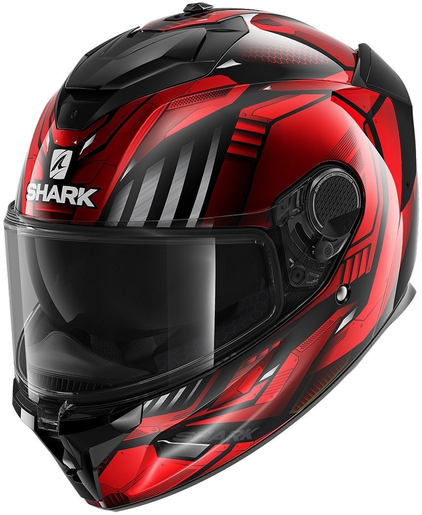 Shark Spartan GT Replikan 2023 Helm, schwarz-rot, Größe XL für Männer