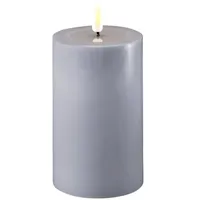 Deluxe Homeart LED-Kerze 7,5 x 12,5 cm blau