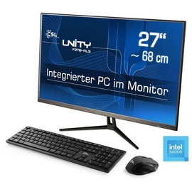 CSL Unity F27B-ALS, 68,58 cm (27 Zoll, 1920x1080 Full HD) - Leistungsstarker AIO (Intel N200 Windows 11 Home),