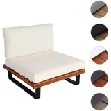 Mendler HWC-H54 Lounge-Sessel 82 x 75 x 75 cm braun