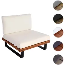 Mendler HWC-H54 Lounge-Sessel 82 x 75 x 75 cm braun