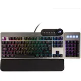 Mountain Everest Max Gunmetal Gray, LEDs RGB, MX SPEED RGB Silver, USB, DE Kabelgebunden), Tastatur Grau