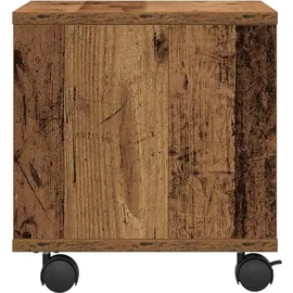 vidaXL Druckerständer Altholz 41 x 32 x 34,5 cm Holzwerkstoff - Braun