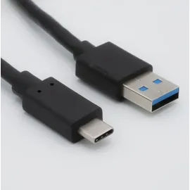 helos USB-C auf USB-A 1 m Schwarz
