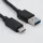 helos USB-C auf USB-A 1 m Schwarz