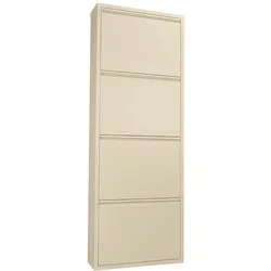 Betten-ABC Amelie – Moderner Schuhschrank, robust und platzsparend, aus pflegeleichtem Metall