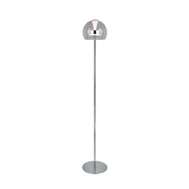Trio LED Stehlampe 130cm 23cm Silber
