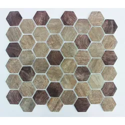 Premium Mosaic Glasmosaik brown 28x33 cm matt MOSV45WBR
