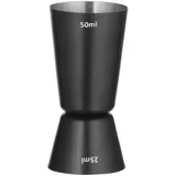 HENDI Barmaß, 25/50 ml, BarUp, Schwarz,