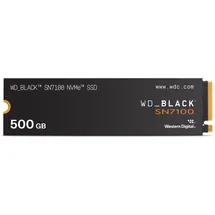 WD_Black SN7100 NVMe SSD 500 GB (High-Performance Gaming-Speicher, bis zu 6.800 MB/s Lesegeschwindigkeit, PCIe Gen4, Energieeffizienz) Für Desktop, Laptop & Handheld-Spielekonsolen