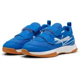 Puma Varion II Hallensportschuhe Jugendliche Team Royal White Gum Blue Beige BLAU|BLAU|beige 35.5