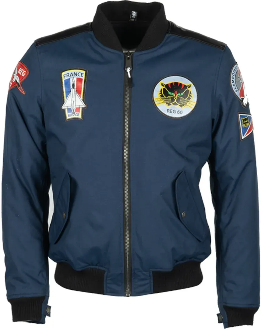 Helstons Lynx Motorrad Textiljacke, blau, Größe XL für Männer