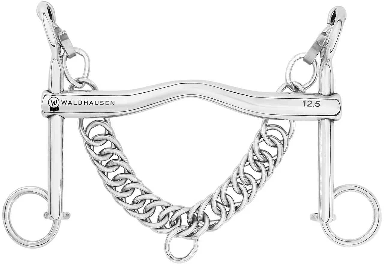 Waldhausen Dressurkandare kurz, Edelstahl, 14 mm