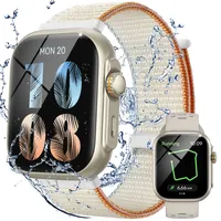 Parsonver CW Watch S6 G BT 46 mm Kunststoffgehäuse silber Sportarmband schwarz M