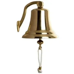 Schiffsglocke : Messing : Wandhalter : Ø175x175(h) mm.