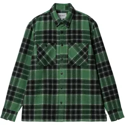 Carhartt WIP L/S Jared Shirt Herren Jared Check Bonsai - Grün / L