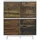 OTTO home Morgan Midischrank Hochkommode 100 x 120 x 35 cm Braun/Weiß