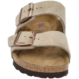 Birkenstock Arizona Soft Footbed Suede Leather Sandalen - Taupe - 50